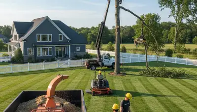 Professional lawn care and tree trimming service in Philadelphia, PA by Chop Chop Tree experts