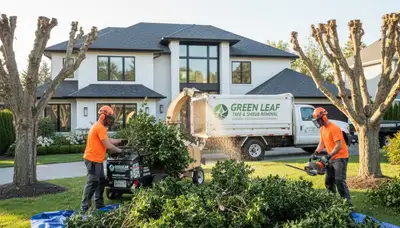 Professional shrub removal service in Philadelphia, PA improving yard safety and curb appeal
