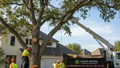 Certified arborist performing tree removal service in Philadelphia, PA
