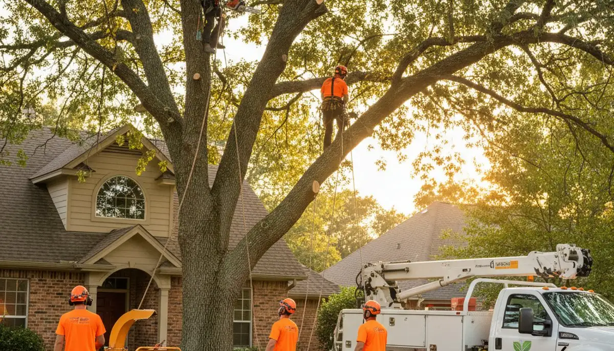 Certified arborists performing professional tree removal in Philadelphia, PA