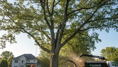 Professional tree removal service in Philadelphia PA by certified arborists at TreeTrimmingPhiladelphiaPA