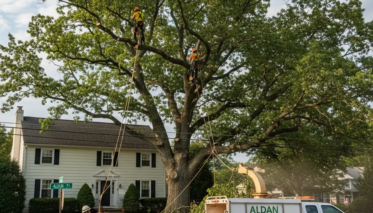 Professional tree removal service in Philadelphia PA by certified arborists