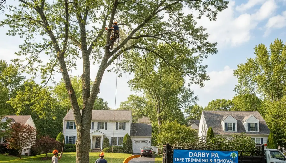 Professional tree removal service in Philadelphia PA by certified arborists at Tree Trimming Philadelphia