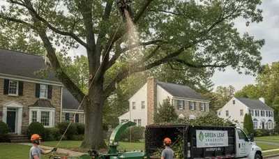 Professional tree removal service in Philadelphia PA by certified arborists